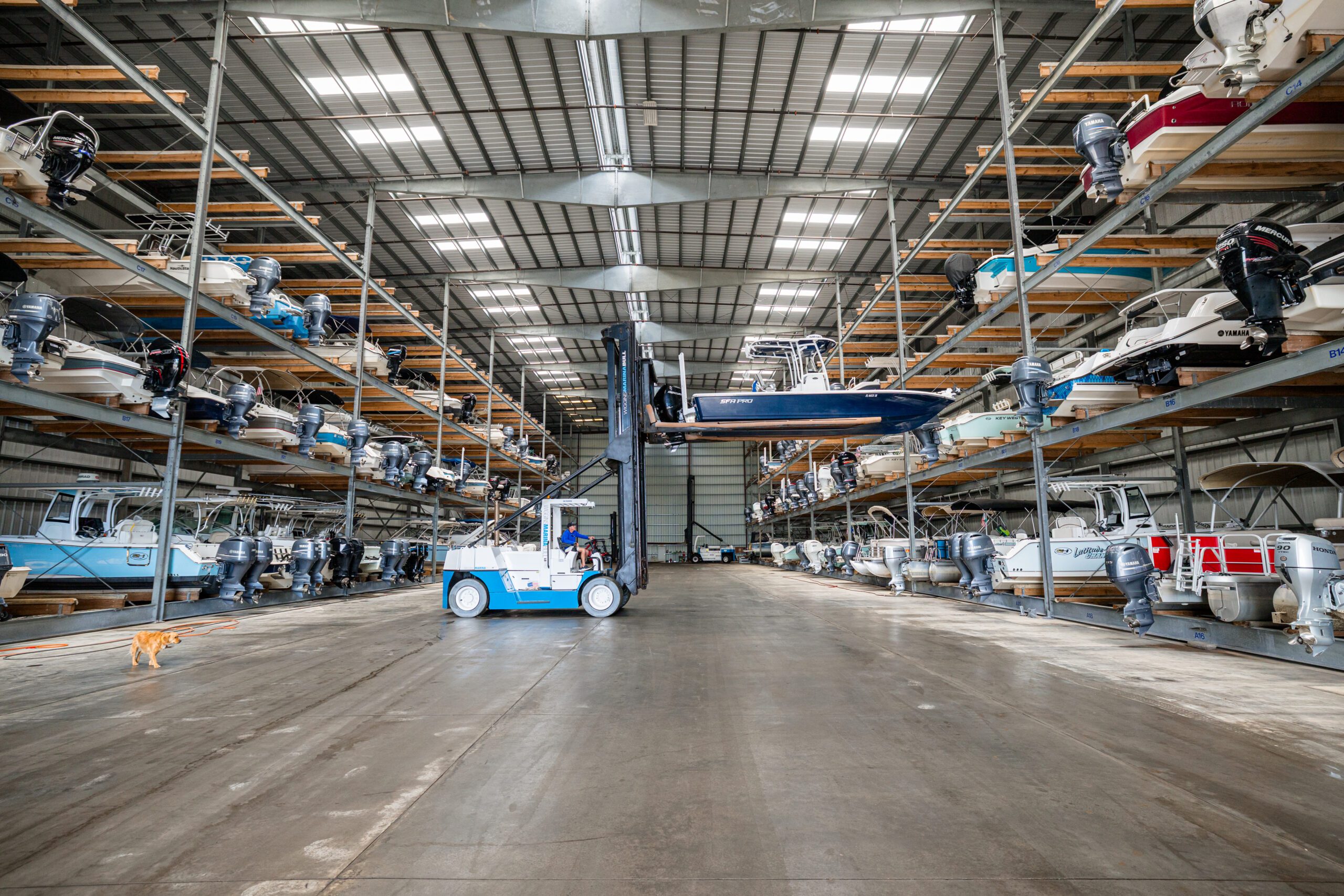 Watson Landing Marina Indoor Dry Storage